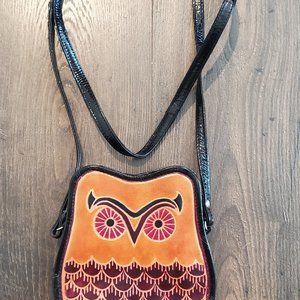 NWT Genuine Leather Owl Purse